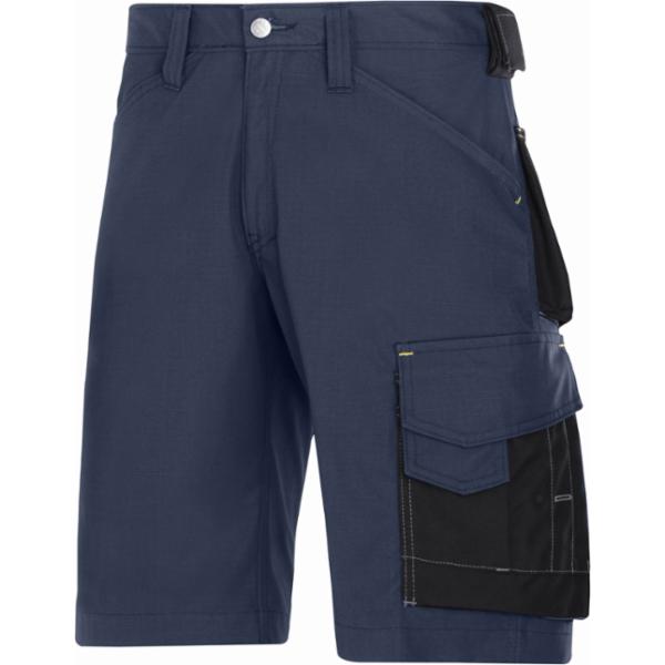 SNICKERS 3123 Craftsmen shorts rip-stop (dark blue) Clothing size 46 ...