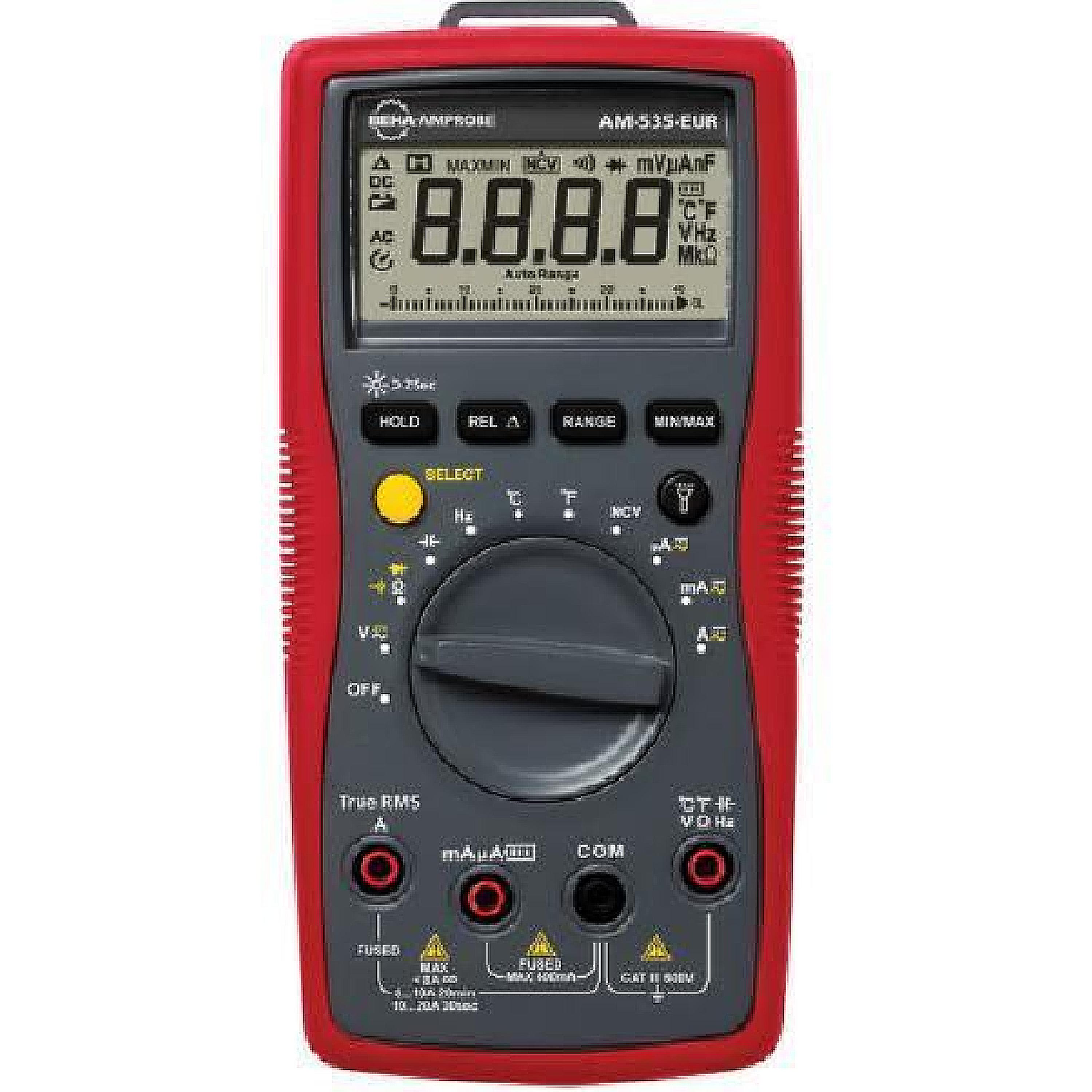 BEHA-AMPROBE AM-535-EUR TRMS digital multimeter with measuring leads ...