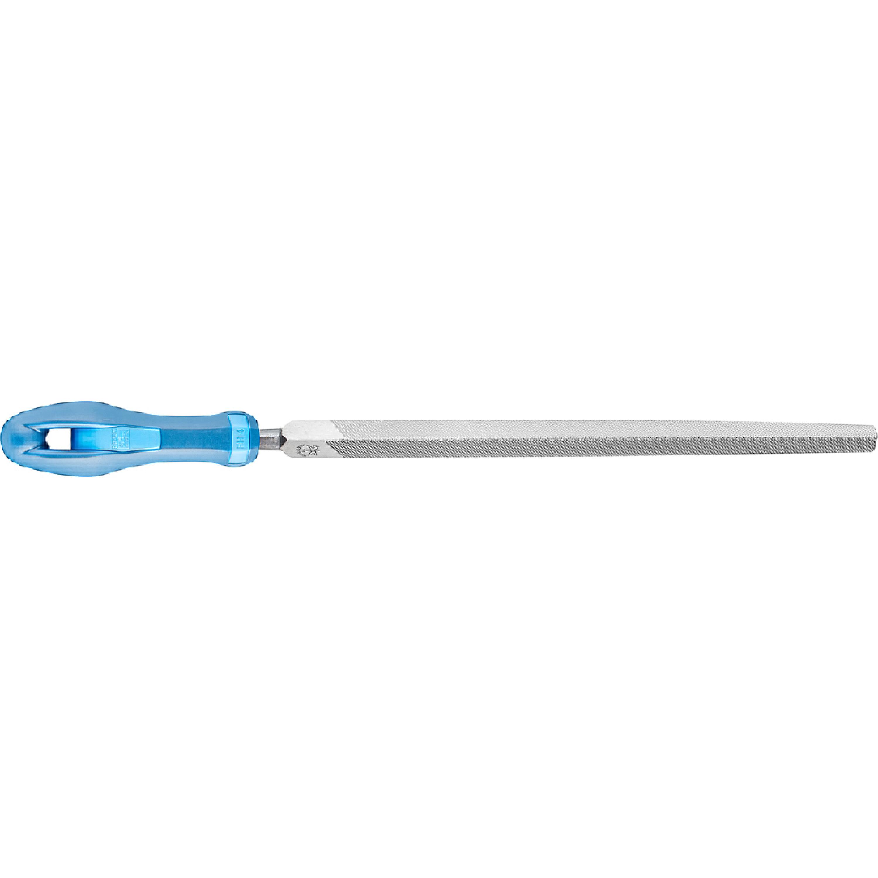 Werkplaatsvijl, Halfrond - 9 x 100 mm Kap 2 met heft - Economy - De Zilverwinkel