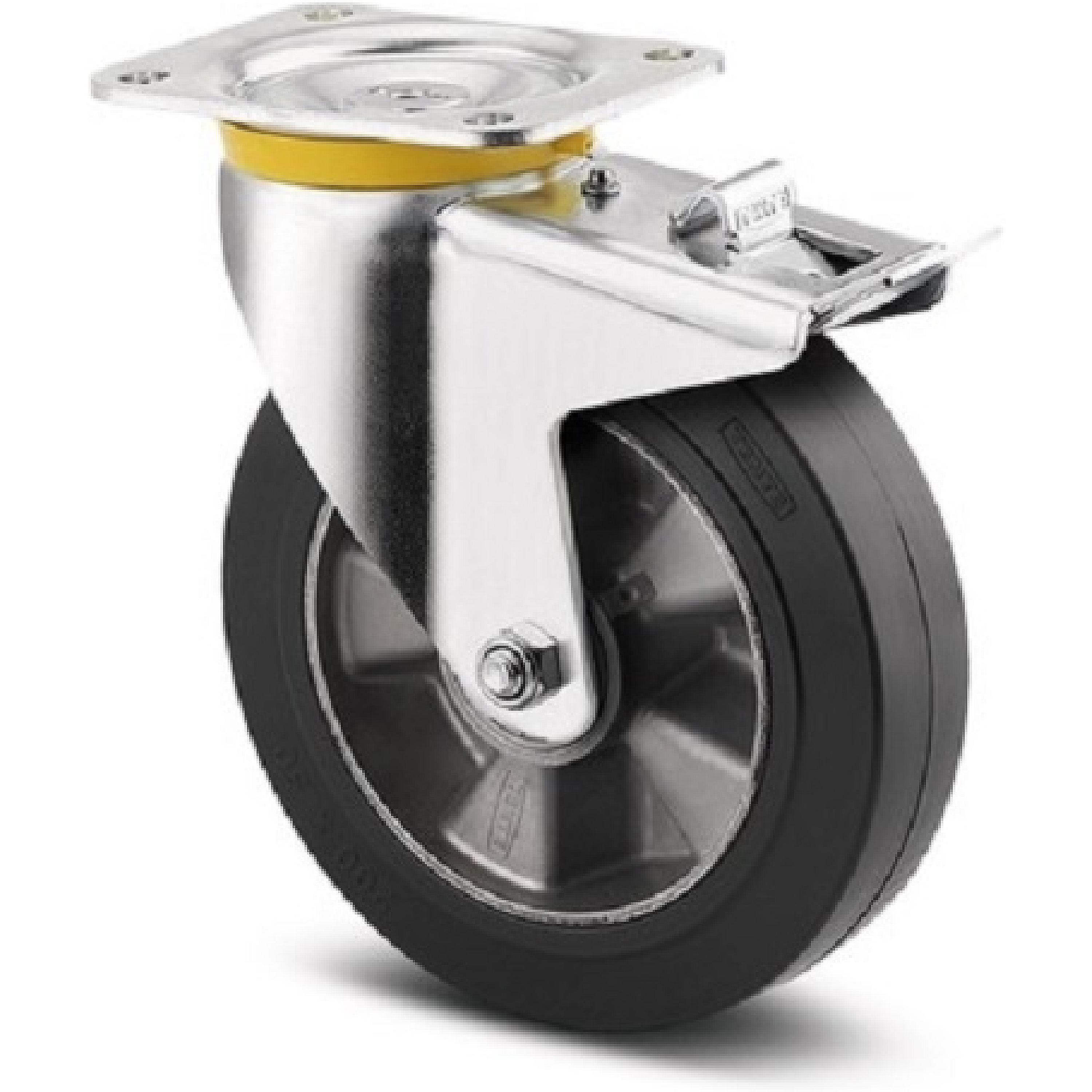 Tente Vollrad 250x50mm Mit 25mm Achse – Robustes Ersatzrad Mit Nadellager Für Schwere Lasten